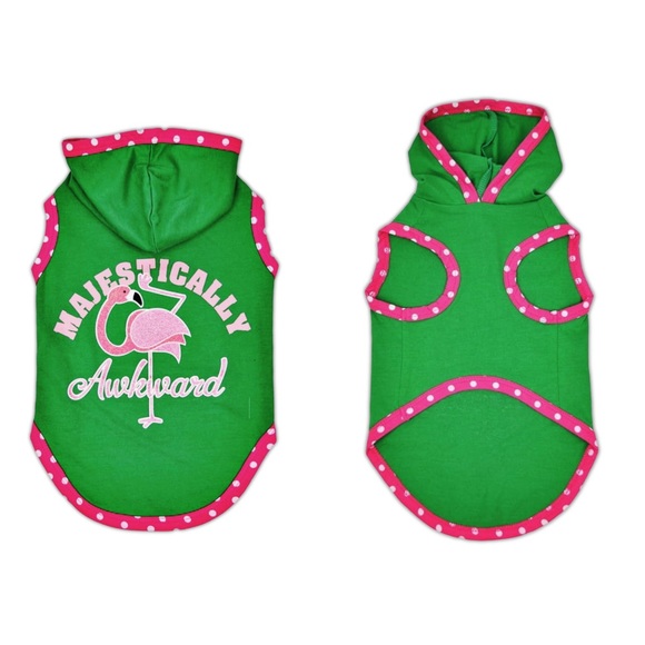 NWT Vibrant Life "Majestically Awkward" Dog Hoodie Size Small Dogs up to 20 lbs - Picture 2 of 16